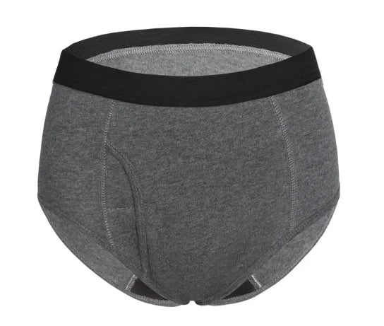 Maven Nove M65 washable incontinence briefs with fly in Grey
